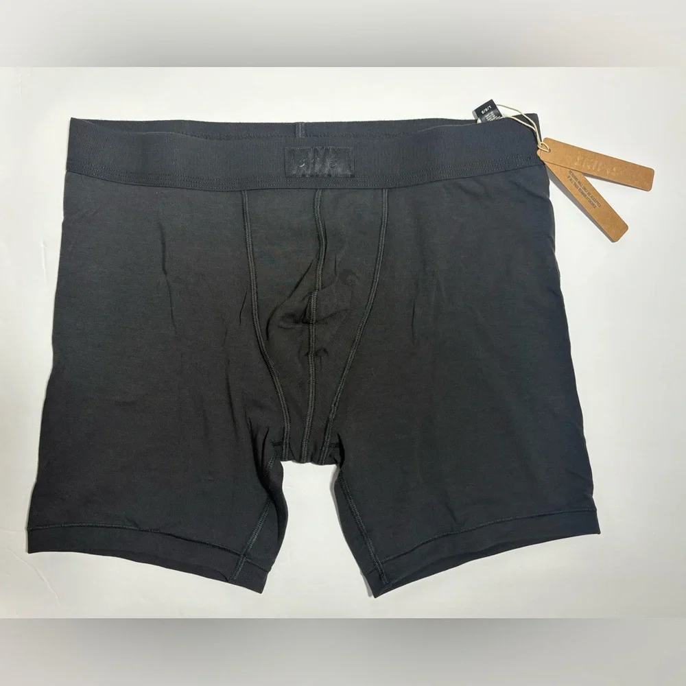 Skims NWT Men's Black Boxer Briefs-5
